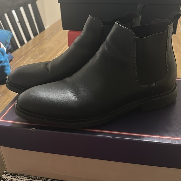Flag Ltd. Nappa glove waterproof Black Dyer Chelsea boots size 10.5 M with box - Picture 2 of 7